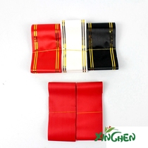 New opening banner 7cm flower basket writing belt 7cm ribbon ribbon ribbon flower packaging material flower shop supplies