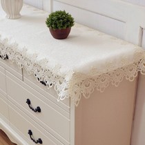 Junyi European style cabinet lace cover shoe cabinet cloth simple cloth art towel wine cabinet rectangular cover towel