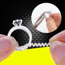 Ring big adjustment artifact inner paste transparent ring ring size regulator sleeve wire elastic rope non-slip