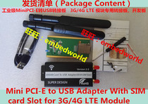 MiniPCI-E WWAN Card to USB Adapter With SIM Slot Version3 0