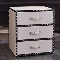 ins red red light luxury pine minimal modern drawer reservoir bedside capsule bed modern soft bed