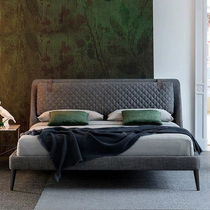 Technology Cloth Bed Nord Cloth Bed Modern Little Luxury Luxury Flexible Bed Hyundai Bed with 1 8m Dual Luxury Flexible Flexible Bed