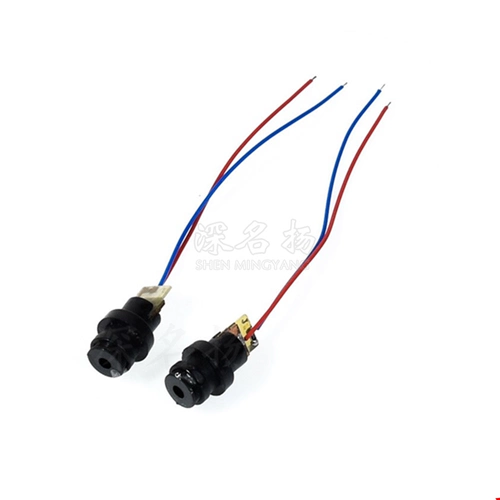 Лазерная трубка с лазером, пластиковый красный волчок, 5v
