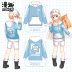 Manchu làm việc tế bào ngoại vi tiểu cầu pixel q phiên bản anime áo len yếu tố thứ hai mùa đông áo hoodie trùm đầu - Carton / Hoạt hình liên quan