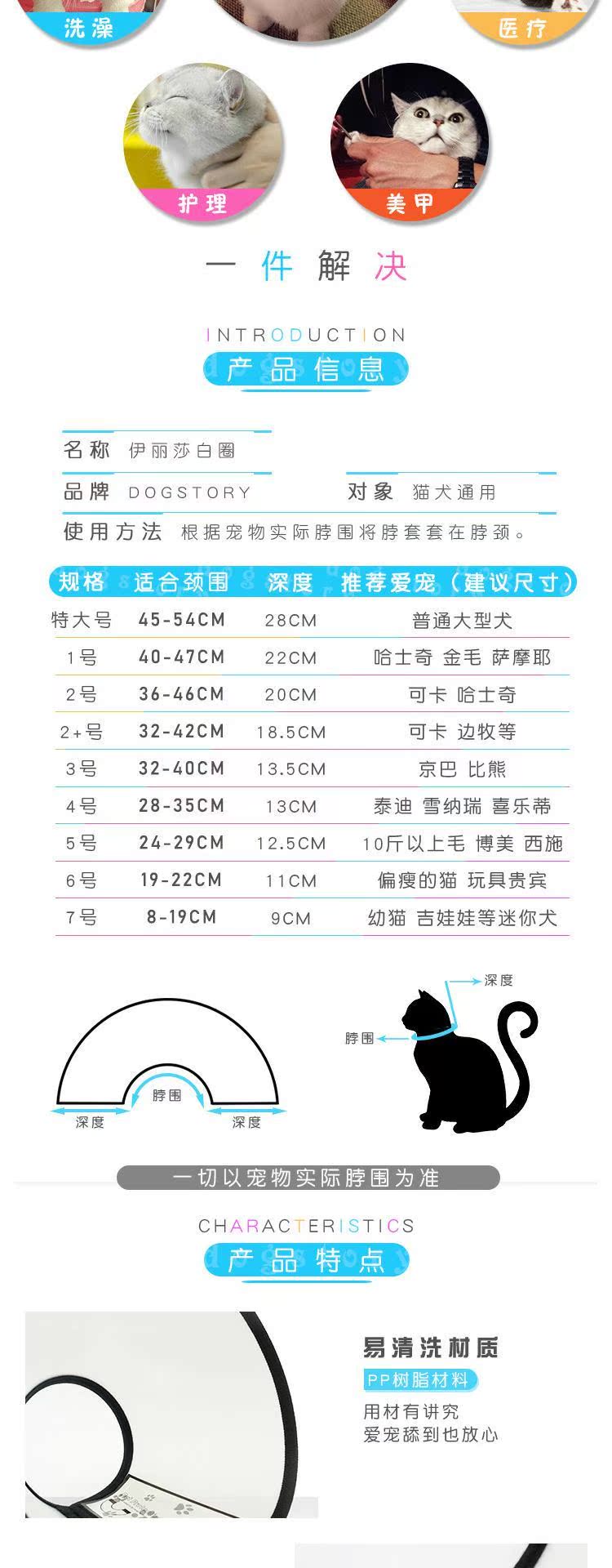 Cổ áo chó Elizabeth vòng chống cắn mèo nhỏ chó lớn chó cổ vật nuôi thú đội mũ - Cat / Dog hàng ngày Neccessities khay đồ ăn cho mèo