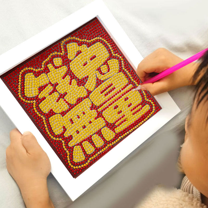 2023 new diamond drawing with diamond collage handmade DIY making diamond patch painted brick and stone painting high difficulty full drill-Taobao