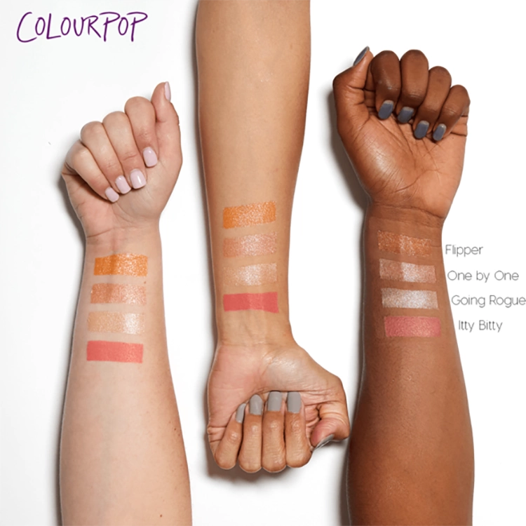 Colourpop thẻ bong bóng bóng mắt đặt 4 màu phấn mắt zingara xin vui lòng tôi ra