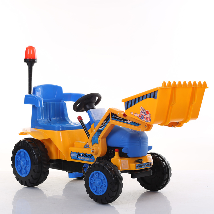 Máy xúc điện cho trẻ em có thể đi xe đạp - Đồ chơi điều khiển từ xa do choi tre em