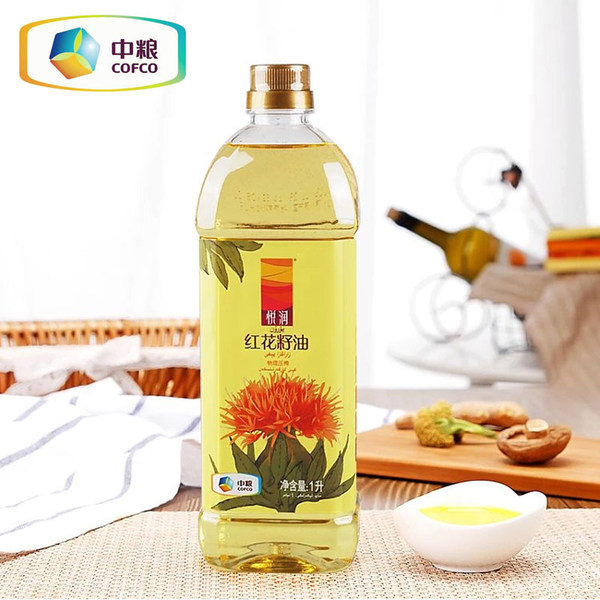 血管清道夫 中粮 悦润 物理压榨一级红花籽油 1L 天猫优惠券折后￥48包邮（￥98-50）京东￥88