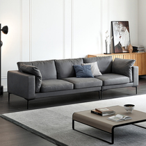 Italian minimalist technology cloth sofa modern simple living room combination Nordic three four large and small apartment