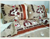 Chipmunk Maijiu flannel gối trẻ em chăn 120 * 150 cm trường hợp gối trẻ em - Quilt Covers mền tuyết