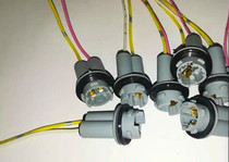 Car T10 instrument bulb lamp holder car T13 T15 plug-in small lamp copper wire universal plug installation socket