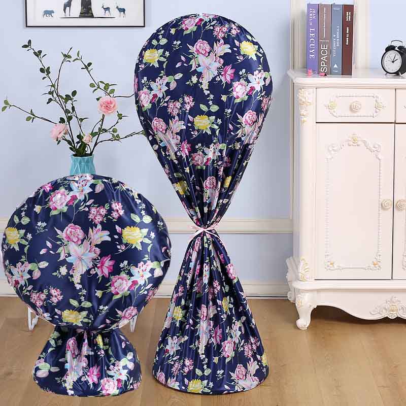 Color Ting waterproof and moisture-proof all-bag electric fan cover floor fan dust cover Home round table fan hood hanging bronzed machine dust cover