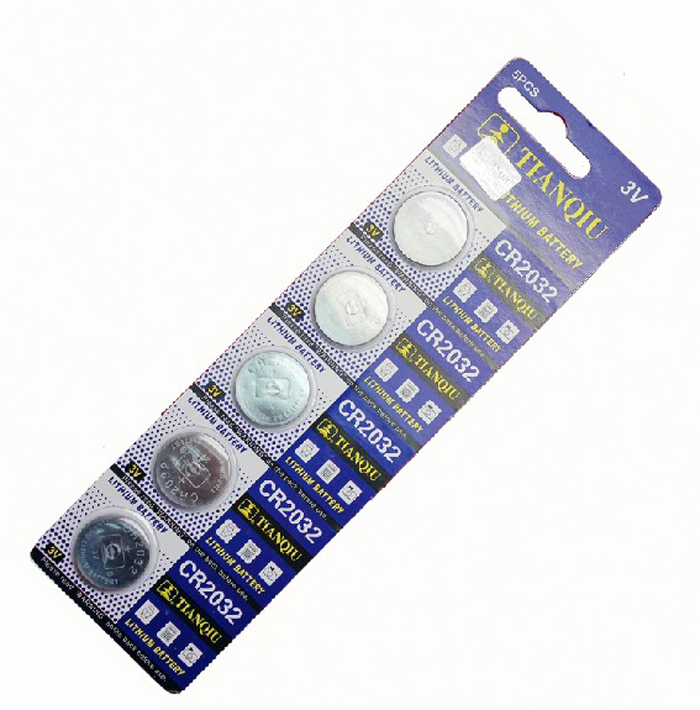 Tianqiu CR2032 Button Battery Computer Motherboard Battery 3V COMS Electronic Dictionary Battery CR2032