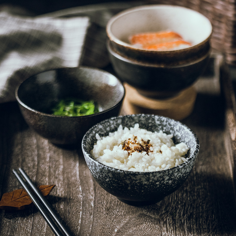 Japanese rice bowls of household ceramic bowl of beef noodles in soup bowl 4.5 "creative restoring ancient ways Japanese small dishes tableware suit NJ