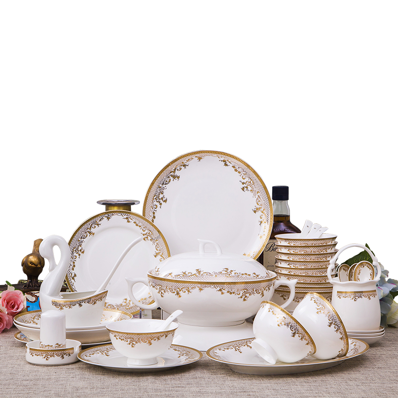 Antarctic treasure dishes suit contracted free European household combination 6 small and pure and fresh Nordic style tableware dishes