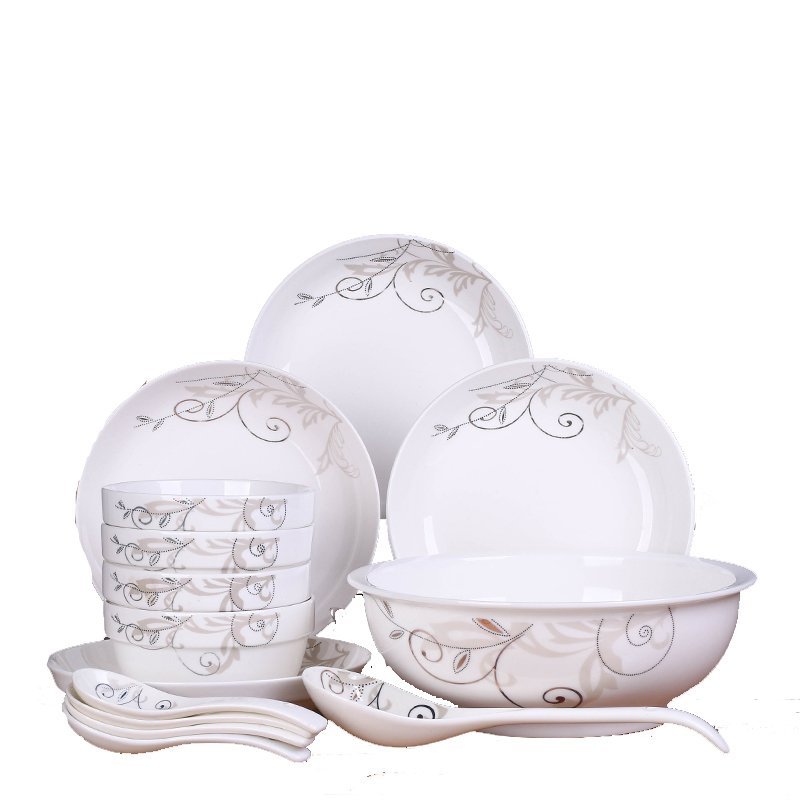 Special dishes suit, lovely plate ipads bowls bowl dish bowl chopsticks 2 people use microwave dish tableware NJ