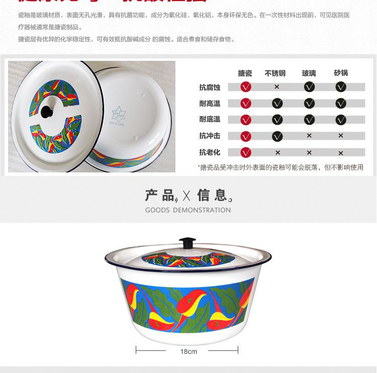 To wash your hands with cover enamel enamel bowls bowl of the sink basin of old fat bowl of vegetable soup pot traditional can fire boil medicine