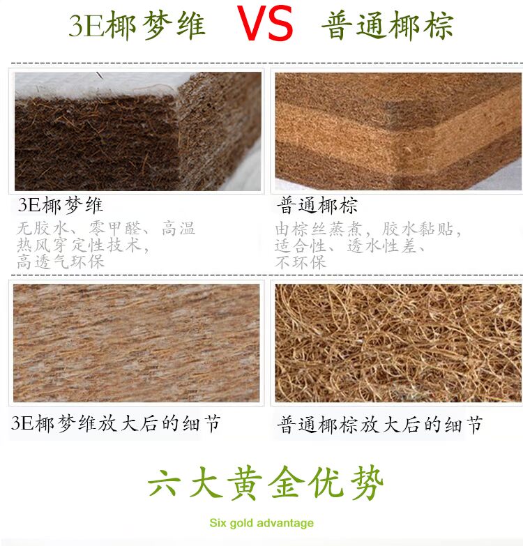 Jin Baili Children Nệm Cao su thiên nhiên Dừa nâu Thanh niên Nệm mỏng và thấp Mẹ Sims 1,2 mét - Nệm đệm điện hàn quốc