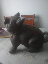 Purple Sand pig Piggy bank in the Early Republic of China or the Liberation Period Antique old objects Nostalgic collectibles