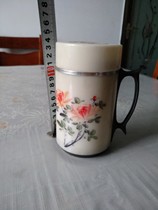  Songhe brand purple sand teacup during the Cultural Revolution Conference cup Travel cup Nostalgic old objects antique collection