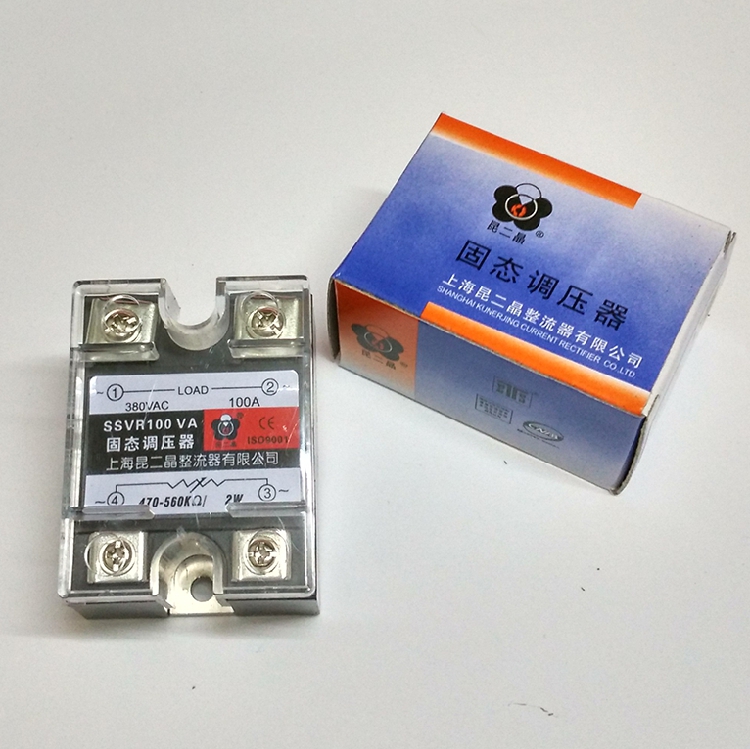 Kunji Crystal Rectifiers Original Loading Solid State Relay SSVR100VA Solid Voltage Regulator 100A