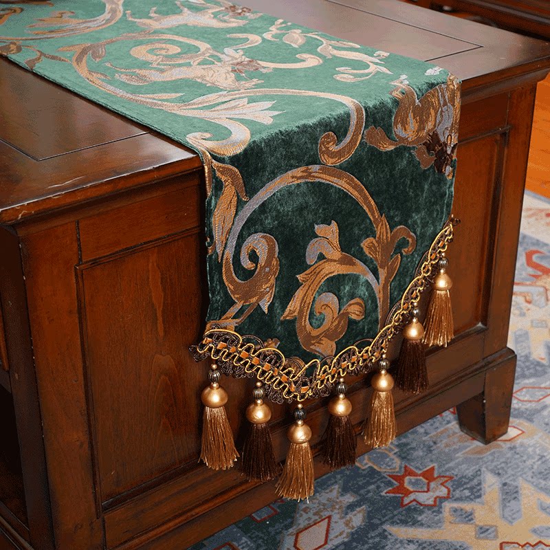 American Table Flag European High-end Luxury Shoes Cabinet Cover Table Tea Table Telephone Table Teleban Long Television Cabinet Flag Nordic