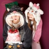 Пижама для влюбленных, зимний коралловый бархатный банный халат