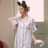 Gukoo/果壳 Дисней, шелковая осенняя пижама, мультяшная юбка