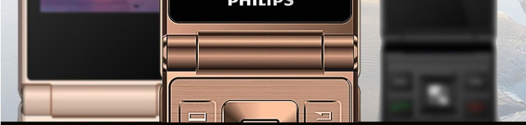 Philips / Philips E212A điện thoại lật cho các mô hình nam già ký tự lớn màn hình lớn kinh doanh Máy màn hình kép dài chờ già già máy vỏ sò điện thoại di động chính hãng già - Điện thoại di động giá điện thoại huawei