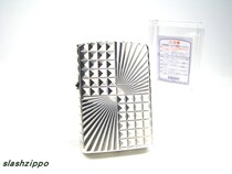 zippo Japanese Collection Series 2005 smoked silver armor five-sided processing geometric pattern
