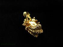 Japanese spiritual silver jewellous Bloody Mary 18k golden dragon claw diamond eternal love necklace