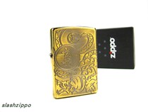 zippo Japanese version Collection Series 2011 bronze three-sided processing four gods Xuandi Xuandi Xuandi Xuandi