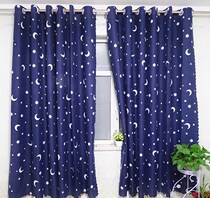 Curtain embroidered curtain light set cold-proof light and thin horizontal curtain short decorative curtain fabric with adhesive hook hanging curtain cloth