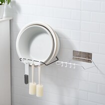 Face basin holder wall-mounted toilet bathroom basin storage toilet toilet toilet non-perforated wash basin shelf