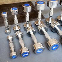 Steel dumbbells household electroplating pure steel dumbbells men and women 1~10kg fitness equipment