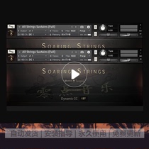 Flying String Orchestra Soaring Strings Sound Source 3 9G Kontakt Soft Emotional Legato Sound