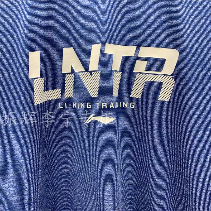 Li Ning 2019 hè mới tập luyện cho nam nhanh khô thoáng khí áo thun cổ tròn tay ngắn ATSP077 - Áo phông thể thao áo phông thể thao