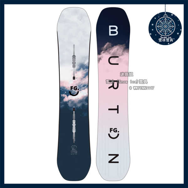 2122BURTON FEELGOOD Burton Women's Snowboard Hardness 5-8 All-Mountain All-Around Spot