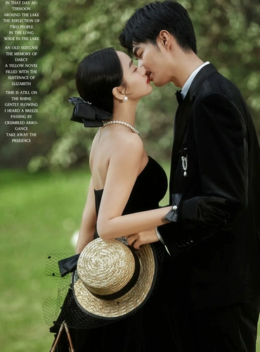 Свадебное платье, ретро длинный черный бархатный топ без лямок, французский ретро стиль, средней длины