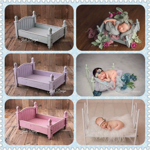 Детский ретро деревянный реквизит для фотографии для новорожденных, реквизит для фотосессий