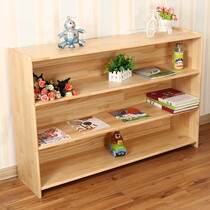 Kindergarten Montesus instructional cabinet solid wood log childrens toy rack locker storage rack wooden furniture