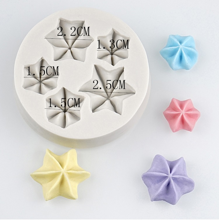 Fondant silicone khuôn lớn protein nhỏ hình dạng đường trang trí bánh sinh nhật DIY khuôn sô cô la nướng - Tự làm khuôn nướng khuôn rau câu trung thu