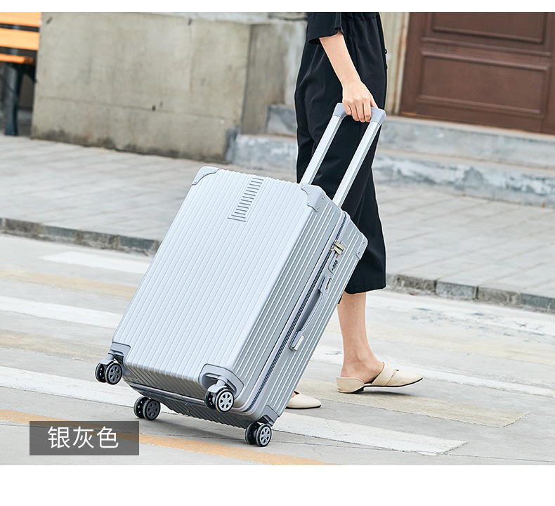 Hộp đựng xe đẩy nữ phiên bản tiếng Hàn của mạng nhỏ sinh viên tươi đỏ in triều 20 inch caster mật khẩu du lịch vali - Va li bánh xe vali