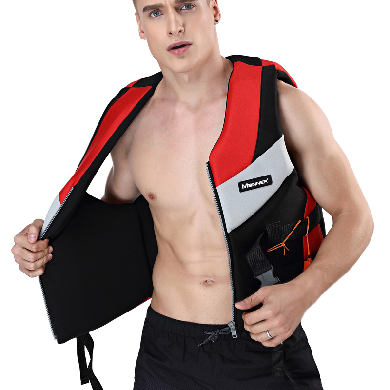 Manner professional buoyancy clothes snorkeling fishing life jackets waistcoat Thickened Adult Swimming Drifted Vest Children