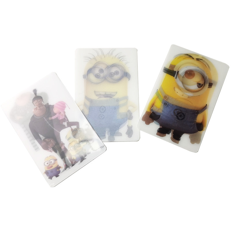 Little yellow grating transform card Diffins Turut Gelu comics changes creative transparent cardpiece peripherals