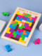 俄罗斯方块拼图积木制儿童早教益智力男孩女孩玩具拼板装巧板以上