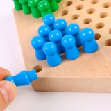 Игра Самолетные шахматы, детские учебные пособия, интеллектуальная деревянная настольная игрушка из натурального дерева, раннее развитие, семейный стиль, 3-5-6 лет