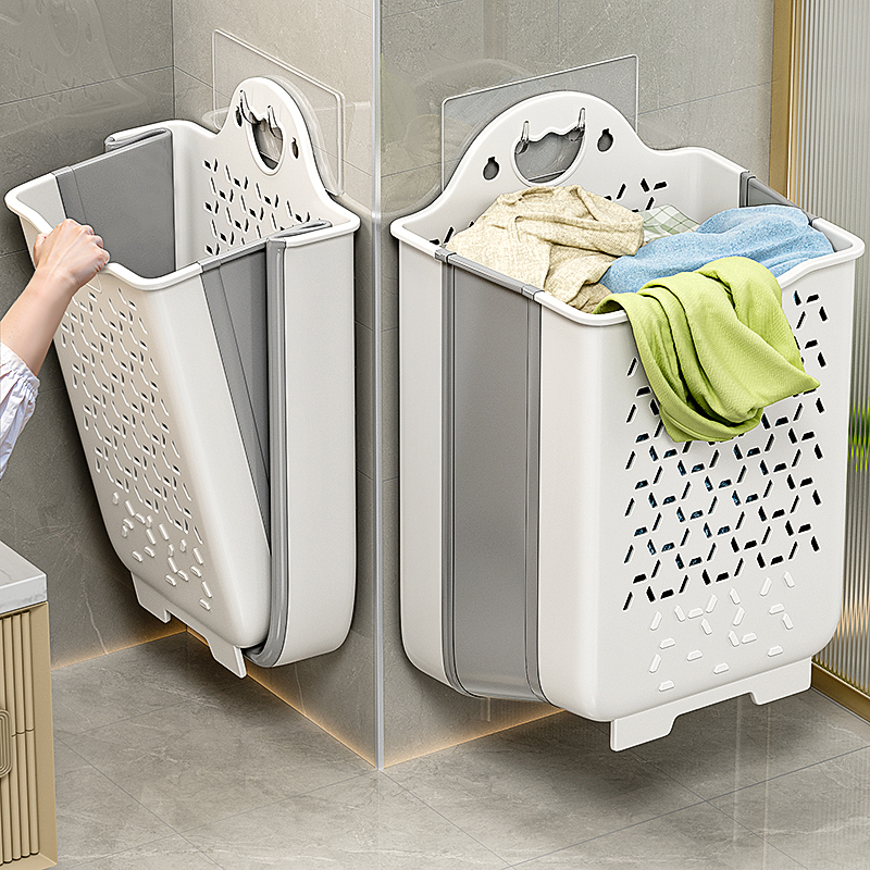 Canon hand dirty laundry basket Home Dirty Laundry Basket Toilet Containing basket Foldable bathroom Dirty Laundry Containing basket-Taobao