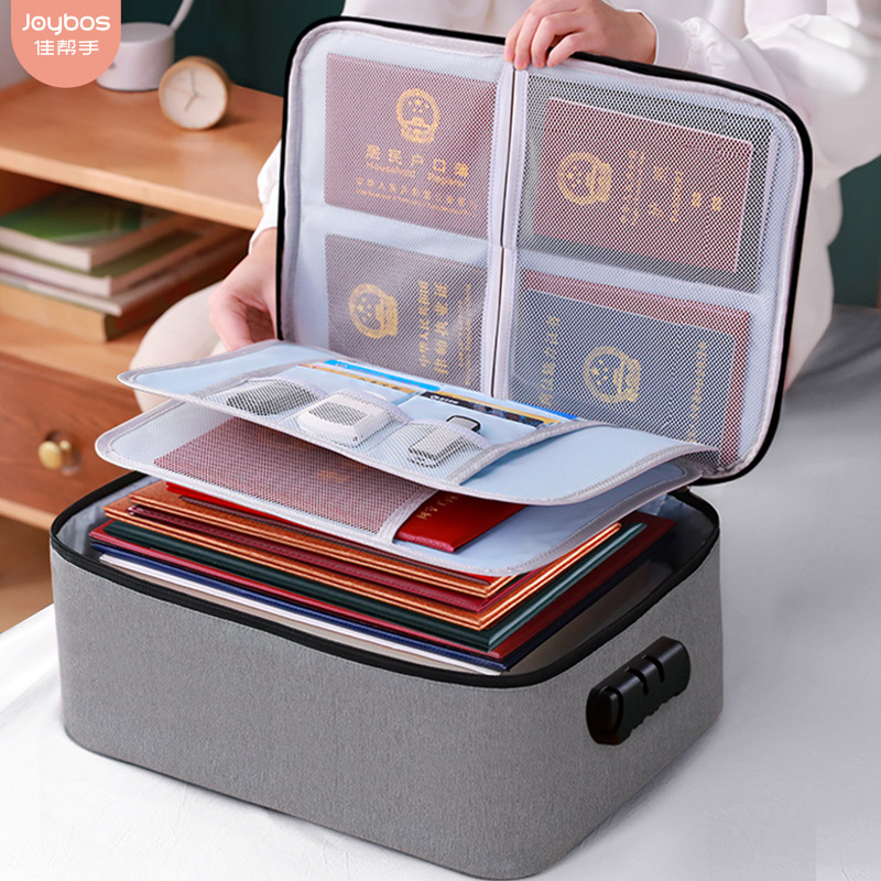 Good helper id card storage box home multifunctional box certificate document card bag finishing bag household book